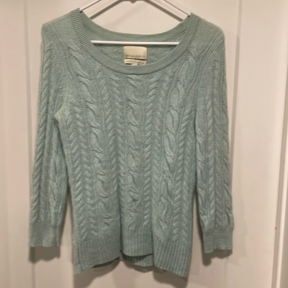 Light blue cashmere sweater